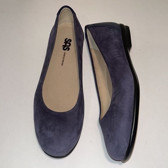 SAS suede leather scenic ballet flats - Picture 1 of 3